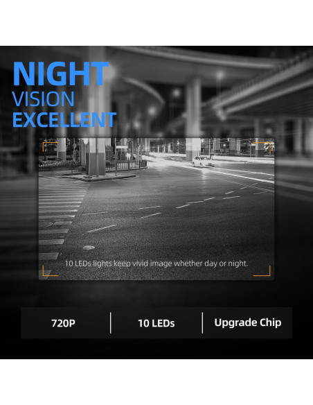 Cámara de Respaldo eRapta ERT01 Universal 149 IP69K