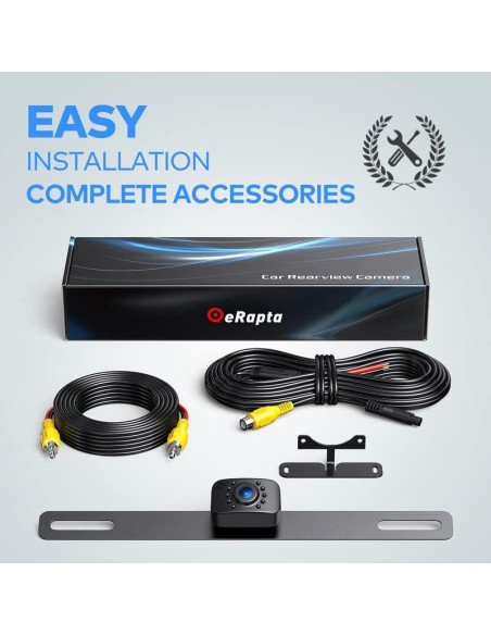 Cámara de Respaldo eRapta ERT01 Universal 149 IP69K