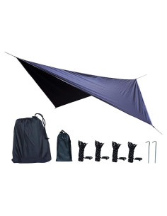 Lona de Camping Impermeable BlueDorado 360x290cm Multiusos