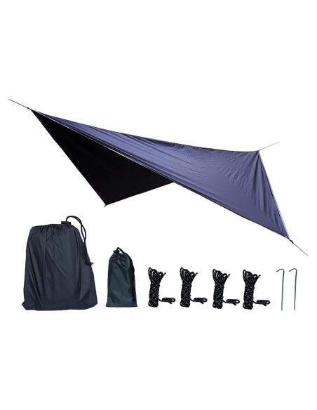Lona de Camping Impermeable BlueDorado 360x290cm Multiusos