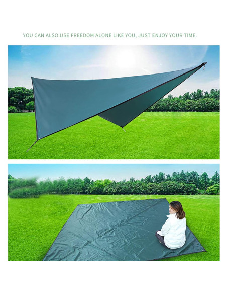 Lona de Camping Impermeable BlueDorado 360x290cm Multiusos