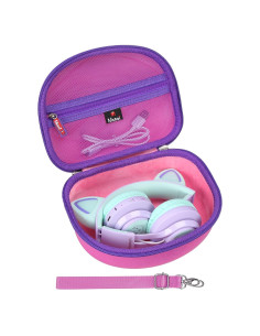 Funda Dura Mchoi para Auriculares Inalámbricos Niños Rosa