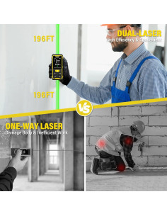 Medidor de Distancia Láser IKOVWUK SW-210GT 120m Recargable 2