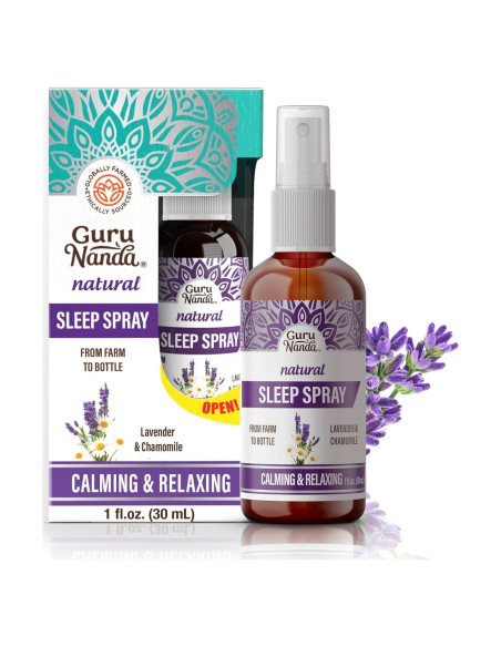 Spray para Dormir GuruNanda 29.57 ml - Aceites Esenciales Naturales