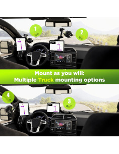 Soporte de Tablet Truckules para Camión con Ventosa Fuerte 42.4 cm 2