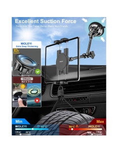 Soporte de Tableta Woleyi para Camiones - Alta Resistencia 4.7-13" 2