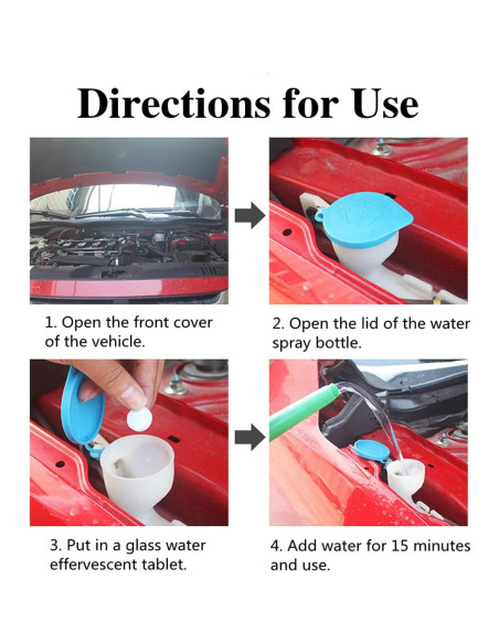 Tabletas Limpiaparabrisas LLTWIFT DFBLQXP ZERO - 6 Unidades