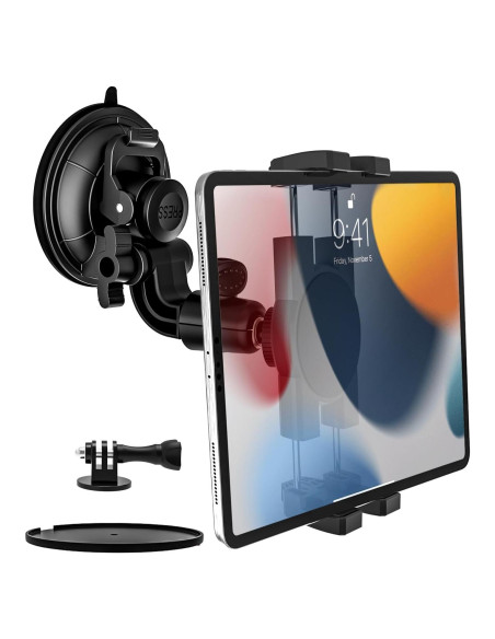 Soporte de Tablet para Coche YOOZ con Ventosa 360 Negro