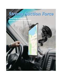 Soporte de Tableta para Coche Woleyi con Ventosa Ajustable 12-33 cm 2