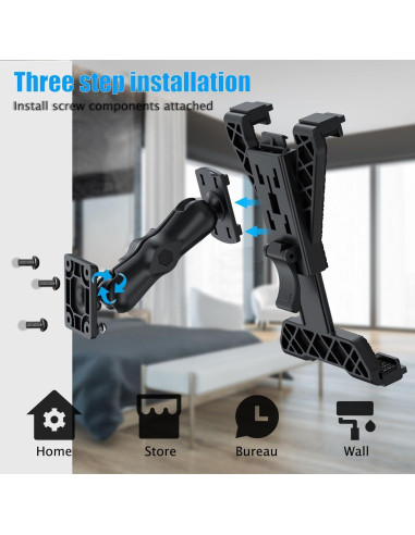 Soporte para Tableta PLDHPRO JP01-P1 para Vehículo 360
