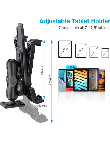 Soporte para Tableta PLDHPRO JP01-P1 para Vehículo 360