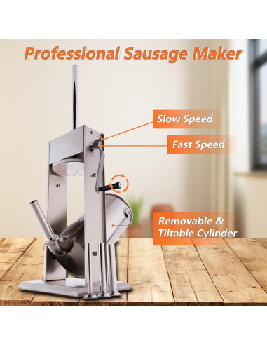 Máquina Rellenadora de Salchichas y Churros Hakka 5L