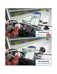 Soporte de Tablet para Camiones GDZN con Ventosa y Bloqueo 2