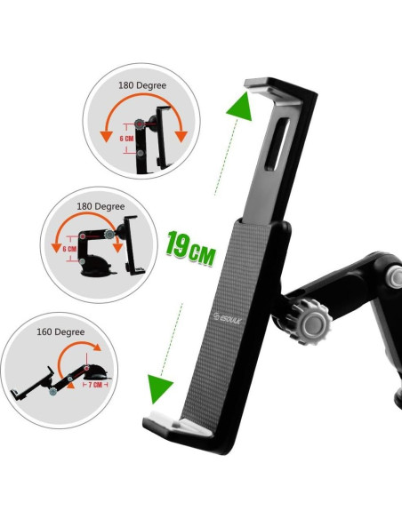 Soporte Universal para Tablet y Móvil ESOULK EH11PBK Negro
