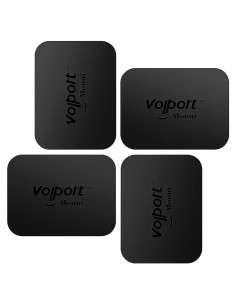 Placas Metálicas Adhesivas VOLPORT para Soporte de Teléfono