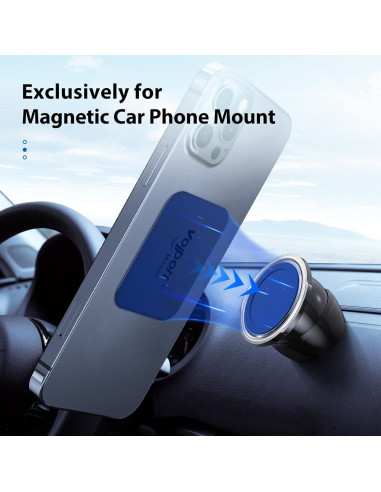 Placas Metálicas Adhesivas VOLPORT para Soporte de Teléfono