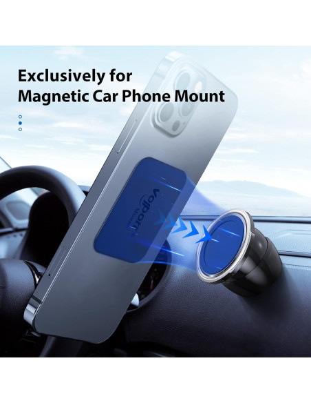 Placas Metálicas Adhesivas VOLPORT para Soporte de Teléfono