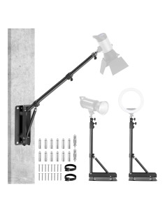 Soporte de Pared Triangular YI ZHE 133cm Ajustable para Luz