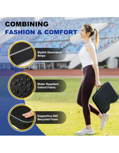 Cojines para Estadio FASTMOMENT - 2 Pcs Acolchados Portátiles