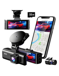 Cámara Doble OKAERI Full HD 4K con GPS y WiFi 5G