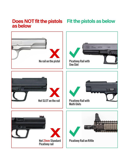 Linterna Compacta Gmconn 700 Lumen para Pistolas Picatinny