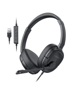 Auricular USB LEVN UH003 con micrófono y cancelación de ruido