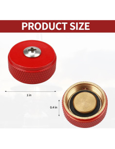 Cubierta de vapor de combustible Coleman LVACODV para linternas 2