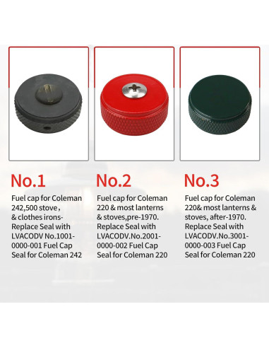 Cubierta de vapor de combustible Coleman LVACODV para linternas