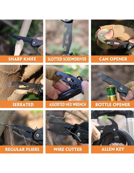 Martillo Multiherramienta 15 en 1 WILLUCK - Acero Inoxidable