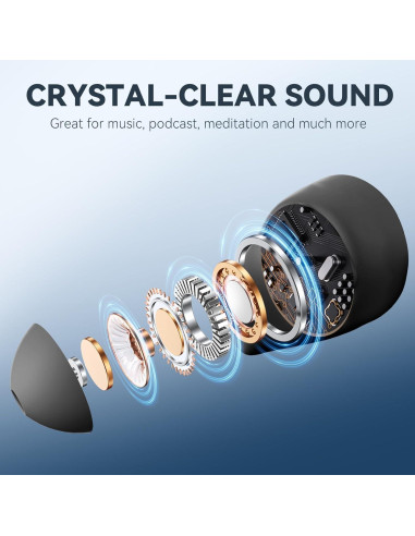 Auriculares para Dormir Sleepals Micro Negro - Reducción de Ruido