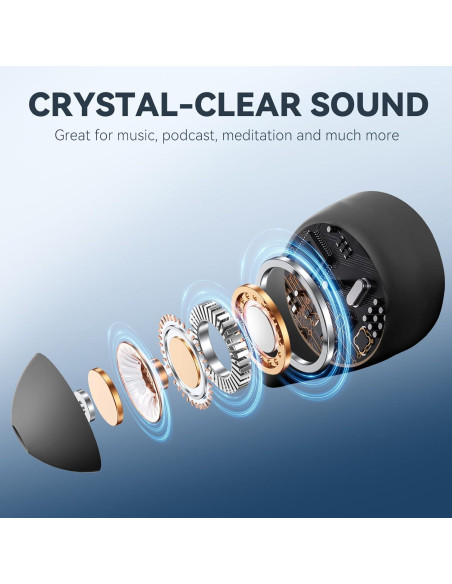 Auriculares para Dormir Sleepals Micro Negro - Reducción de Ruido