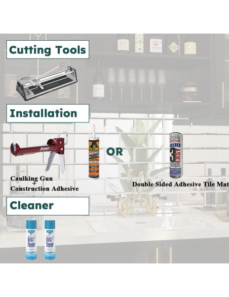 Azulejo de mosaico de vidrio espejo Diflart 5 hojas 30.48x30.48 cm