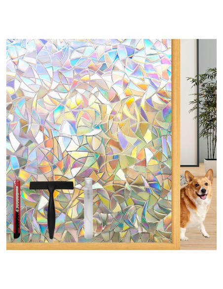 Película de Privacidad LOVEPEA Arcoíris 44.5x199.8 cm Película de Privacidad LOVEPEA Arcoíris 44.5x199.8 cm