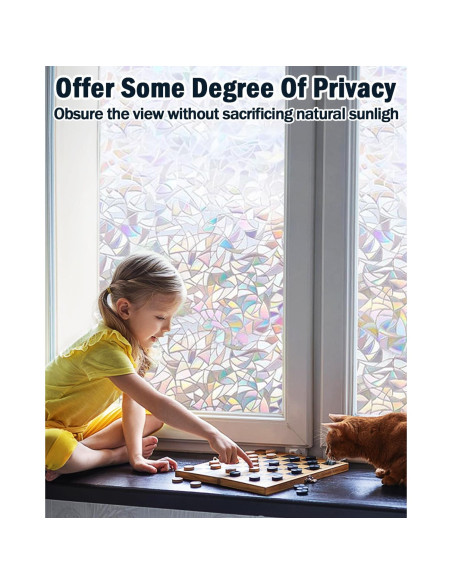 Película de Privacidad LOVEPEA Arcoíris 44.5x199.8 cm Película de Privacidad LOVEPEA Arcoíris 44.5x199.8 cm