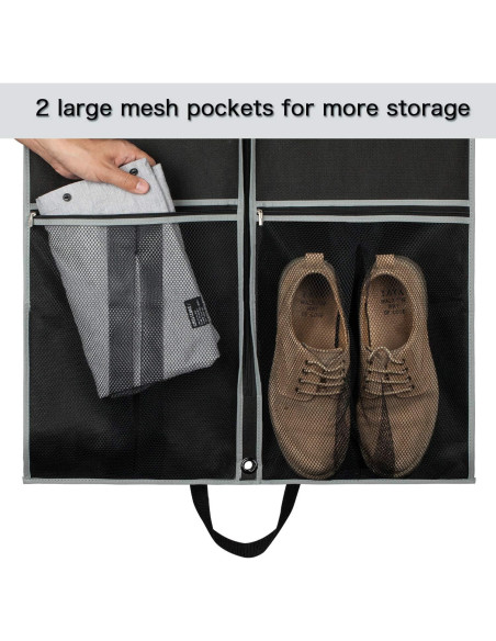 Bolsa de Ropa Zilink 109 cm para Trajes y Vestidos - Negro