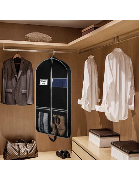 Bolsa de Ropa Zilink 109 cm para Trajes y Vestidos - Negro