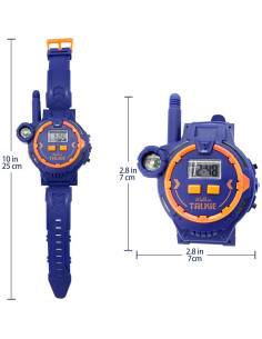 Walkie Talkie Recargable Gantan para Niños Azul 166g 2