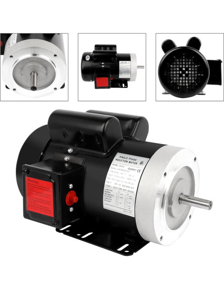 Motor Eléctrico 1.5HP Cuilvu 1750RPM TEFC 115/230V