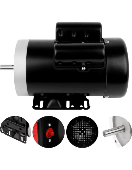 Motor Eléctrico 1.5HP Cuilvu 1750RPM TEFC 115/230V