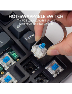 Teclado Mecánico Keychron Q2 65% Personalizable con Perilla 2