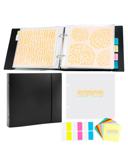 Carpeta de Almacenamiento de Plantillas de Galletas BAOFALI 6x6