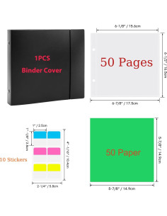 Carpeta de Almacenamiento de Plantillas de Galletas BAOFALI 6x6 2