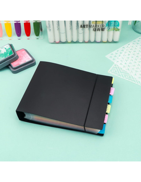 Carpeta de Almacenamiento de Plantillas de Galletas BAOFALI 6x6