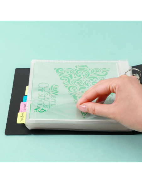 Carpeta de Almacenamiento de Plantillas de Galletas BAOFALI 6x6