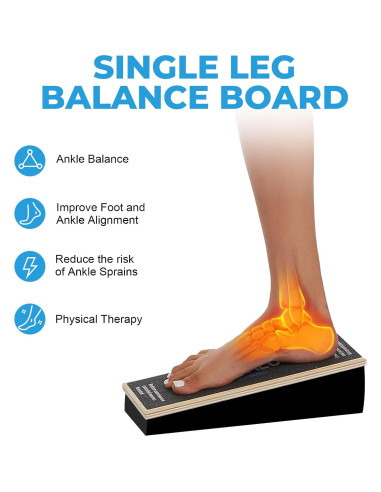Tablero de Equilibrio ARCHAEUS para Rehabilitación y Estiramiento