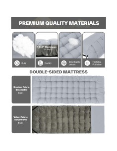 Colchón Plegable Sportneer 190x71 cm 5 cm Grosor Camping 2