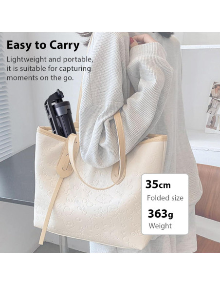 Bastón de Selfie Magnético Koolehaoda 64" con Trípode