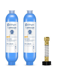 Filtro de Agua RV lifeegrn 2 Unidades, Reduce Olores y Cloro