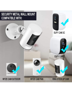 Soporte de Pared Ajustable StartVision para Cámaras Arlo - 2 Piezas 2