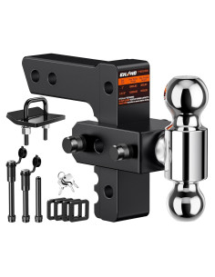 Enganche de Remolque Ajustable Ehaho 2x6" con Tensador 5670 kg